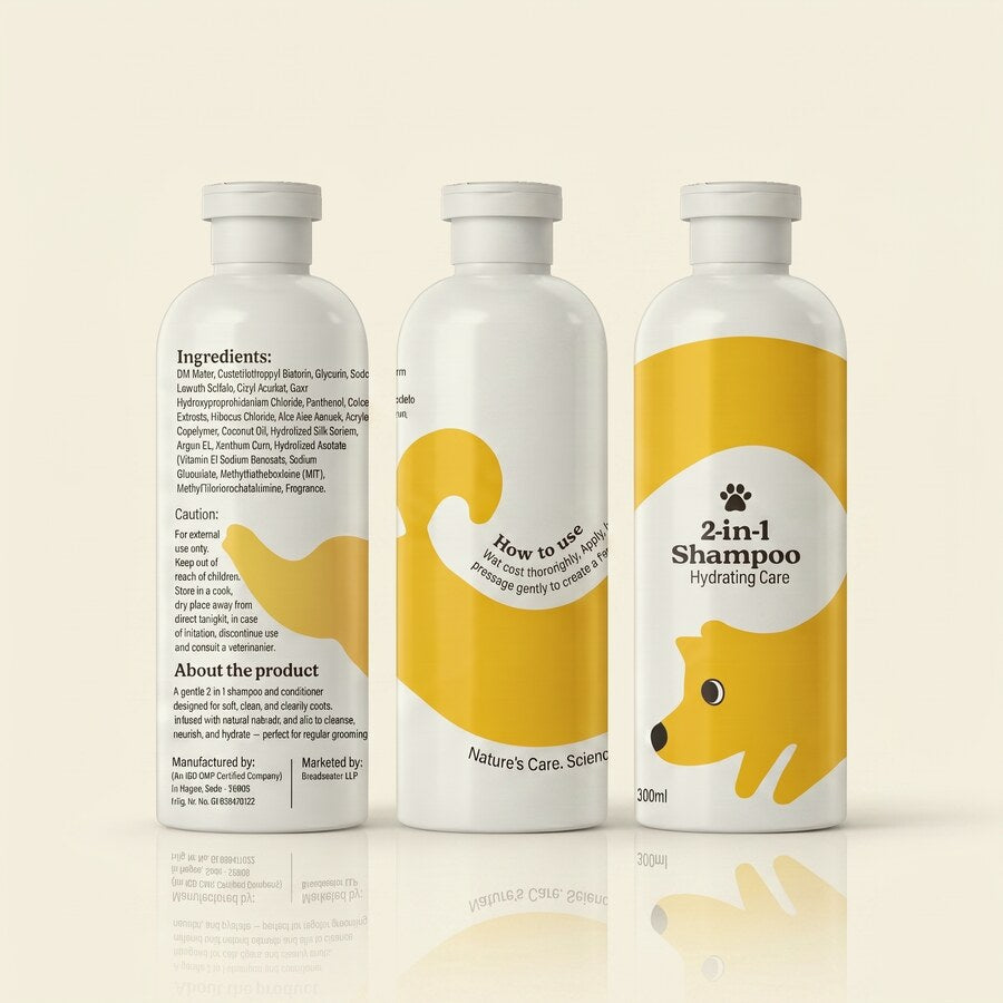 2in1 - Shampoo + Conditioner: Aloe Vera & Oatmeal