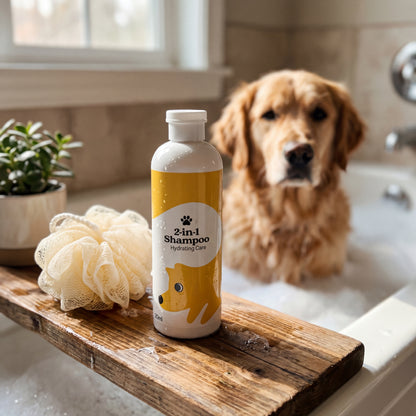 Dr.Dog 2-in-1 Dog Shampoo bottle front view