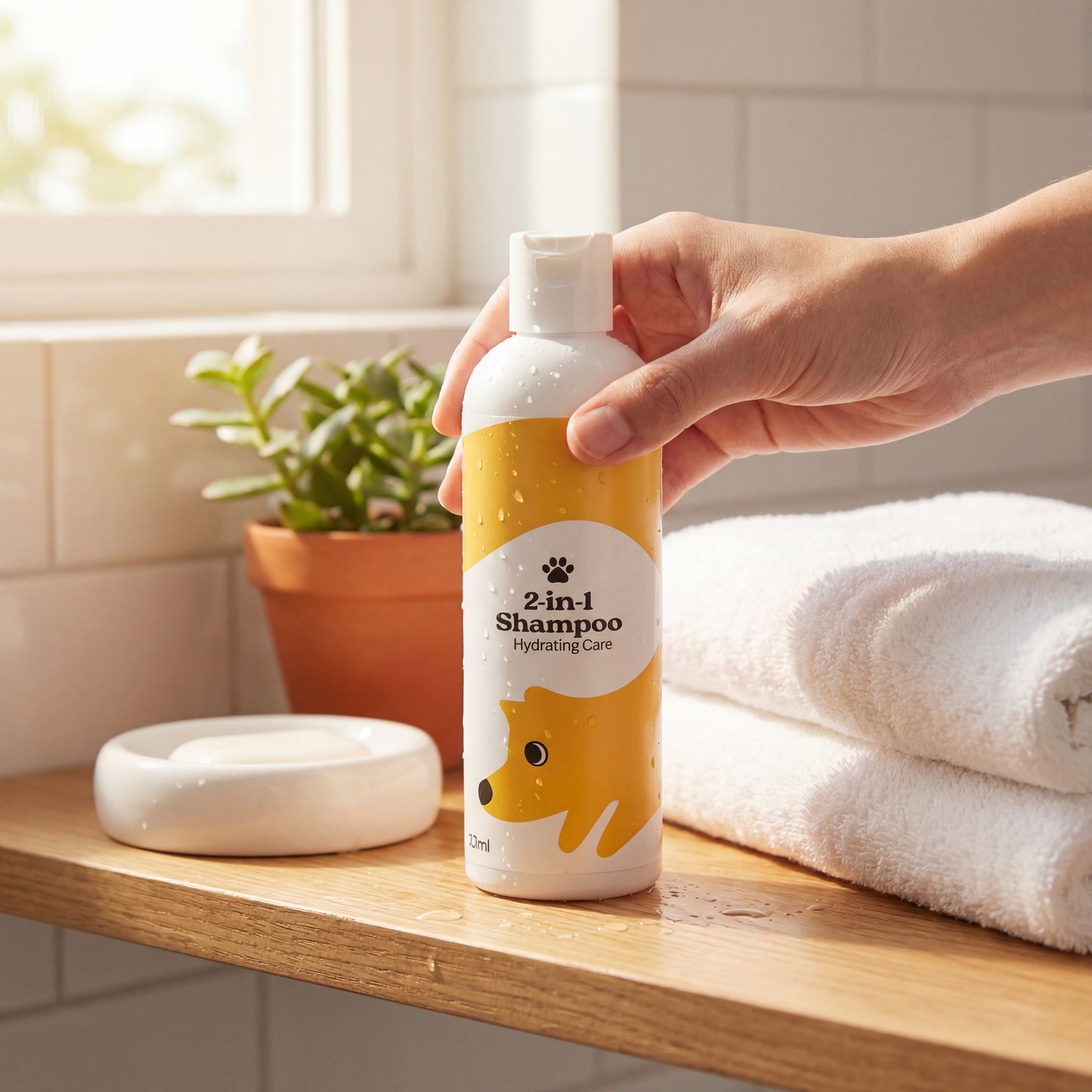 Dr.Dog 2-in-1 Shampoo lather and texture