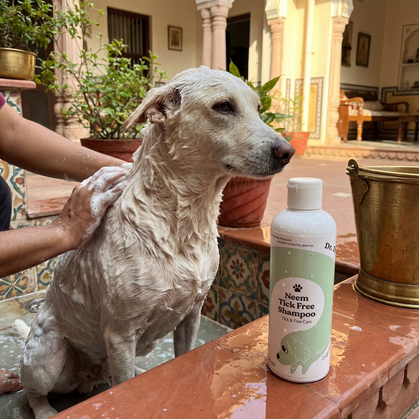 Dr.Dog Neem Tick Free Dog Shampoo 200ml bottle