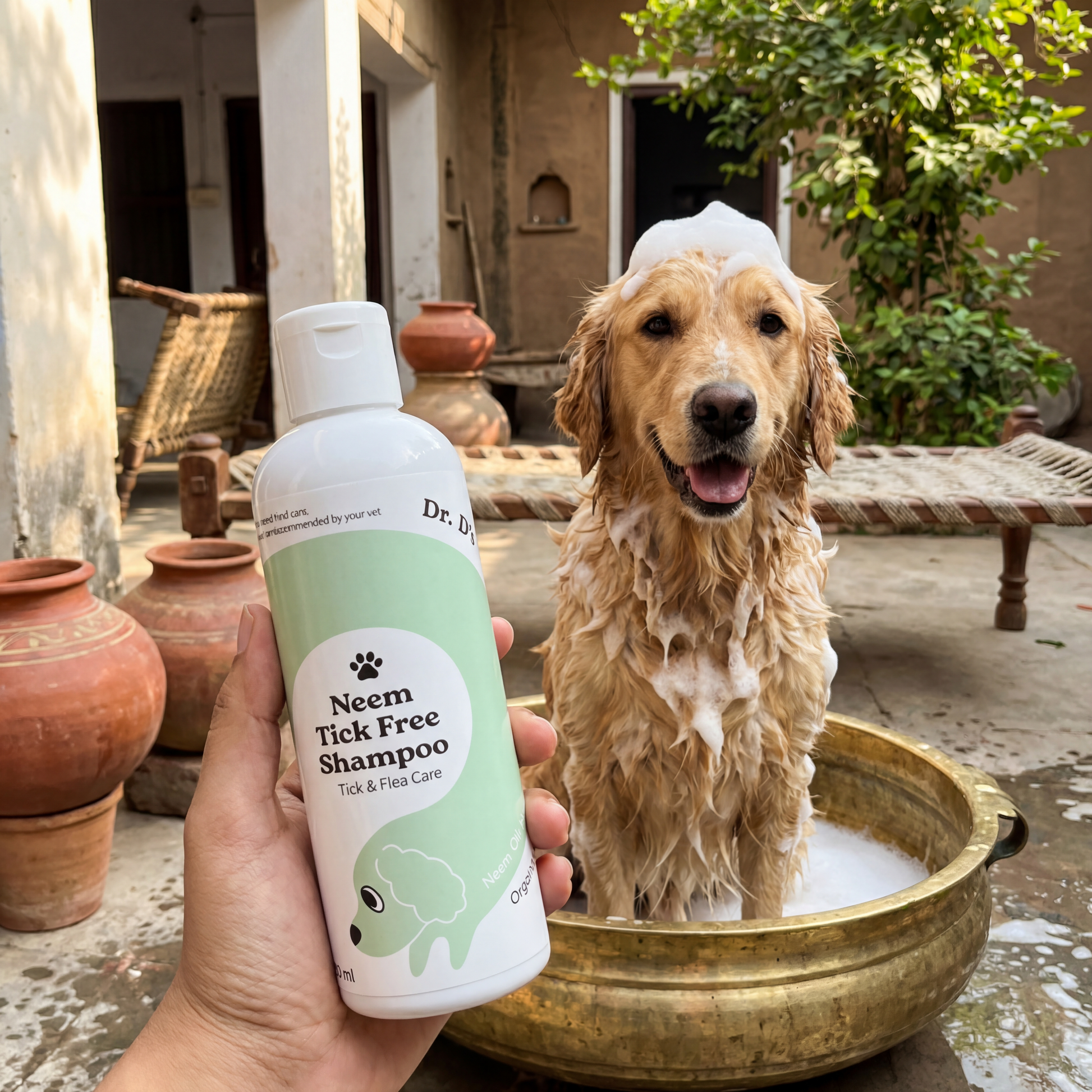 Dr.Dog Neem Tick Free Dog Shampoo bottle front view